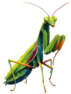 Praying Mantis V2 Vinyl Car Decal Sticker – Waterproof & UV-Resistant Praying Mantis V2 Vinyl Car Decal Sticker – Waterproof & UV-Resistant