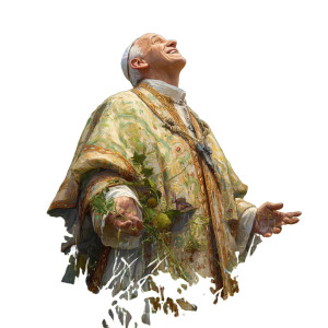 Pope Leo Outdoors Vinyl Car Decal Sticker – Waterproof & UV-Resistant 