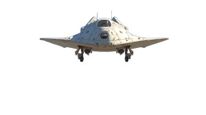 Spacecraft Landing Vinyl Car Decal Sticker – Waterproof & UV-Resistant 