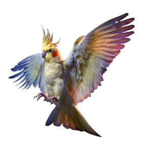 Dynamic Cockatiel Photo Vinyl Car Decal Sticker – Waterproof & UV-Resistant Dynamic Cockatiel Photo Vinyl Car Decal Sticker – Waterproof & UV-Resistant
