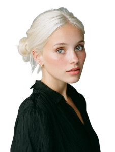 Elegant Blonde Portrait V14 Vinyl Car Decal Sticker – Waterproof & UV-Resistant Elegant Blonde Portrait V14 Vinyl Car Decal Sticker – Waterproof & UV-Resistant