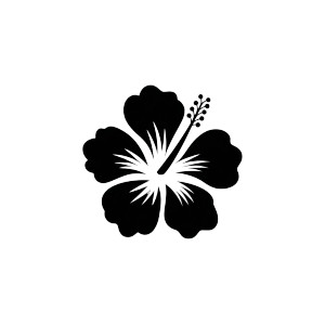 Hibiscus Flower Icon Vinyl Car Decal Sticker – Waterproof & UV-Resistant Hibiscus Flower Icon Vinyl Car Decal Sticker – Waterproof & UV-Resistant