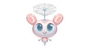 Cartoon Radar Character Vinyl Car Decal Sticker – Waterproof & UV-Resistant 