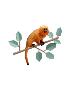 Golden Lion Tamarin Vinyl Car Decal Sticker – Waterproof & UV-Resistant Golden Lion Tamarin Vinyl Car Decal Sticker – Waterproof & UV-Resistant