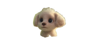 Serene Soaked Puppy Vinyl Car Decal Sticker – Waterproof & UV-Resistant 