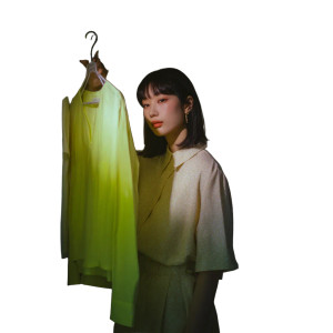 Korean Model Hesitates Vinyl Car Decal Sticker – Waterproof & UV-Resistant 