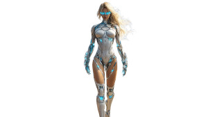 Futuristic Cyborg Warrior Vinyl Car Decal Sticker – Waterproof & UV-Resistant Futuristic Cyborg Warrior Vinyl Car Decal Sticker – Waterproof & UV-Resistant