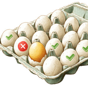 Educational Egg Carton Vinyl Car Decal Sticker – Waterproof & UV-Resistant 
