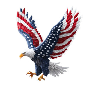 Patriotic Eagle Sticker Vinyl Car Decal Sticker – Waterproof & UV-Resistant Patriotic Eagle Sticker Vinyl Car Decal Sticker – Waterproof & UV-Resistant