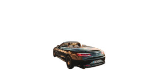 Luxury Black Convertible Vinyl Car Decal Sticker – Waterproof & UV-Resistant 