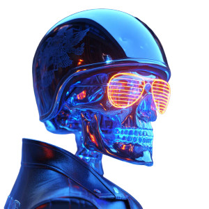 Biker V2 Vinyl Car Decal Sticker – Waterproof & UV-Resistant 