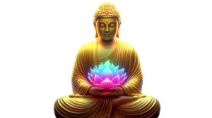 Golden Buddha Vinyl Car Decal Sticker – Waterproof & UV-Resistant Golden Buddha Vinyl Car Decal Sticker – Waterproof & UV-Resistant