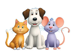 Colorful Cartoon Animals Vinyl Car Decal Sticker – Waterproof & UV-Resistant Colorful Cartoon Animals Vinyl Car Decal Sticker – Waterproof & UV-Resistant