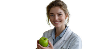 Smiling Nutritionist V2 Vinyl Car Decal Sticker – Waterproof & UV-Resistant 