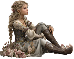 Sad Elven Woman Vinyl Car Decal Sticker – Waterproof & UV-Resistant Sad Elven Woman Vinyl Car Decal Sticker – Waterproof & UV-Resistant