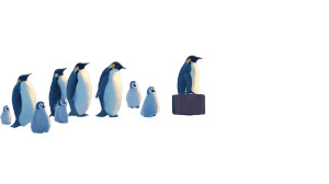 Penguin'S Leap Vinyl Car Decal Sticker – Waterproof & UV-Resistant Penguin'S Leap Vinyl Car Decal Sticker – Waterproof & UV-Resistant
