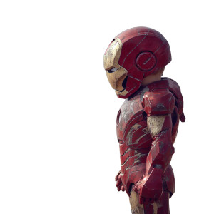 Baby Iron Man V7 Vinyl Car Decal Sticker – Waterproof & UV-Resistant 