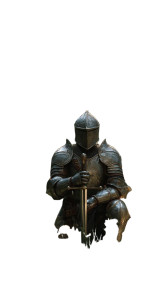 Lone Silver Knight V7 Vinyl Car Decal Sticker – Waterproof & UV-Resistant 