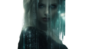 Cyberpunk Blonde Woman V4 Vinyl Car Decal Sticker – Waterproof & UV-Resistant 