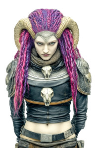 Amoni Demon Portrait Vinyl Car Decal Sticker – Waterproof & UV-Resistant Amoni Demon Portrait Vinyl Car Decal Sticker – Waterproof & UV-Resistant