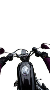 Motorcyclist'S Mountain Ride Vinyl Car Decal Sticker – Waterproof & UV-Resistant 