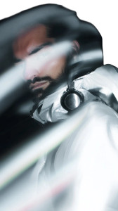 Cyberpunk Man V6 Vinyl Car Decal Sticker – Waterproof & UV-Resistant 