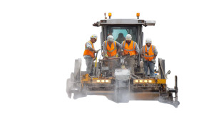 Construction Team Working Vinyl Car Decal Sticker – Waterproof & UV-Resistant 