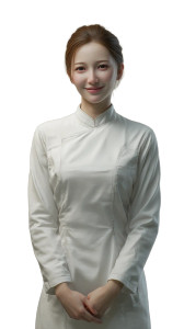 Asian Female Doctor V4 Vinyl Car Decal Sticker – Waterproof & UV-Resistant 