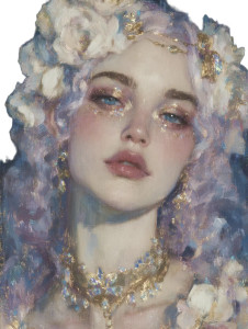 Ethereal Floral Maiden Vinyl Car Decal Sticker – Waterproof & UV-Resistant Ethereal Floral Maiden Vinyl Car Decal Sticker – Waterproof & UV-Resistant