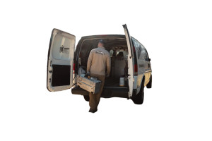 Hvac Technician Working V3 Vinyl Car Decal Sticker – Waterproof & UV-Resistant 