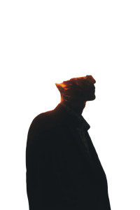 Silhouetted Man V3 Vinyl Car Decal Sticker – Waterproof & UV-Resistant 