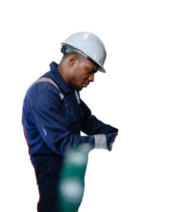 Maritime Worker Inspecting Vinyl Car Decal Sticker – Waterproof & UV-Resistant Maritime Worker Inspecting Vinyl Car Decal Sticker – Waterproof & UV-Resistant