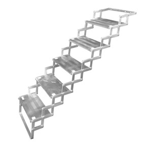 Torklift Glow Step | Versatile RV Entry Step | Built-In Glow Plates | 5 Manual Folding Steps
