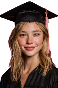 Graduation Portrait V3 Vinyl Car Decal Sticker – Waterproof & UV-Resistant 