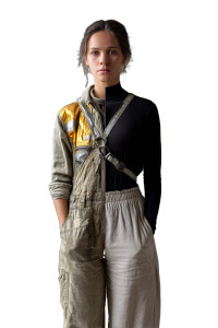 Split-Portrait Woman Vinyl Car Decal Sticker – Waterproof & UV-Resistant 