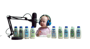 Baby Podcasting Vinyl Car Decal Sticker – Waterproof & UV-Resistant Baby Podcasting Vinyl Car Decal Sticker – Waterproof & UV-Resistant