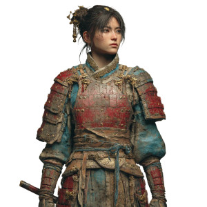 Tang Dynasty Warrior V3 Vinyl Car Decal Sticker – Waterproof & UV-Resistant 