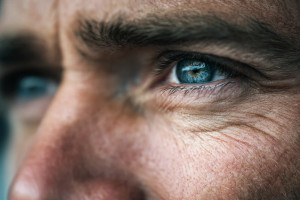 Man'S Gaze Vinyl Car Decal Sticker – Waterproof & UV-Resistant 