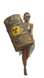 Fashionable Radioactive Carrier Vinyl Car Decal Sticker – Waterproof & UV-Resistant 