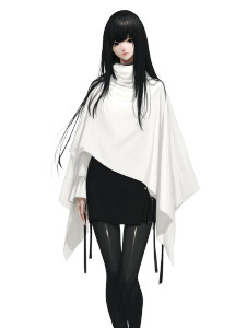 Stylish Anime Lady V2 Vinyl Car Decal Sticker – Waterproof & UV-Resistant 