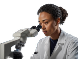 Lab Worker Microscope Vinyl Car Decal Sticker – Waterproof & UV-Resistant 