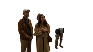 Casual Couples Indoors Vinyl Car Decal Sticker – Waterproof & UV-Resistant 