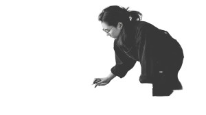 Abstract Painter Vinyl Car Decal Sticker – Waterproof & UV-Resistant 