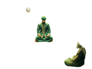 Sufi Meditation Circle Vinyl Car Decal Sticker – Waterproof & UV-Resistant 