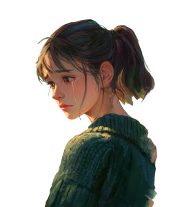 Emotional Girl Portrait Vinyl Car Decal Sticker – Waterproof & UV-Resistant  Emotional Girl Portrait Vinyl Car Decal Sticker – Waterproof & UV-Resistant