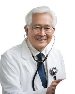 Elderly Asian Doctor Vinyl Car Decal Sticker – Waterproof & UV-Resistant Elderly Asian Doctor Vinyl Car Decal Sticker – Waterproof & UV-Resistant