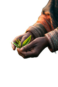 Tea Picking Hands Vinyl Car Decal Sticker – Waterproof & UV-Resistant 