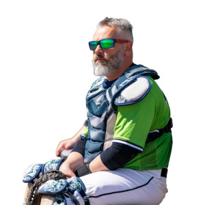 Baseball Catcher Dad V2 Vinyl Car Decal Sticker – Waterproof & UV-Resistant 