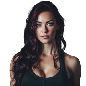 Nordic Woman Portrait V3 Vinyl Car Decal Sticker – Waterproof & UV-Resistant 