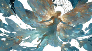 Ethereal Moonlight Goddess Vinyl Car Decal Sticker – Waterproof & UV-Resistant 